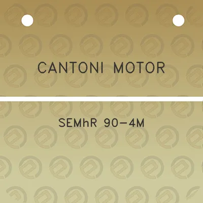 cantoni-motor-semhr-90-4m