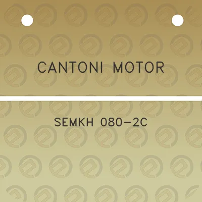 cantoni-motor-semkh-080-2c