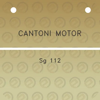 cantoni-motor-sg-112