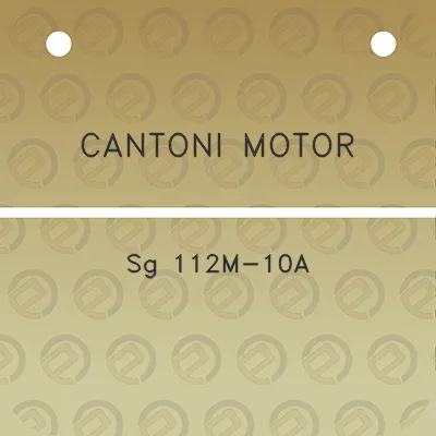 cantoni-motor-sg-112m-10a