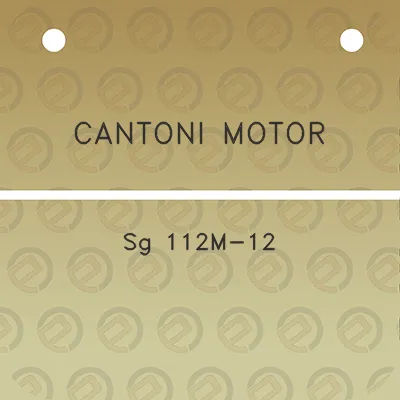 cantoni-motor-sg-112m-12