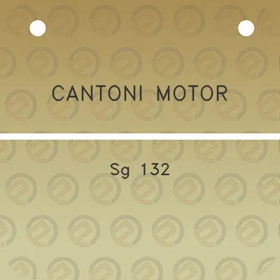 cantoni-motor-sg-132