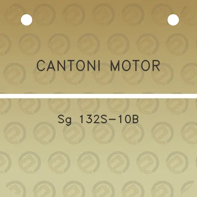 cantoni-motor-sg-132s-10b