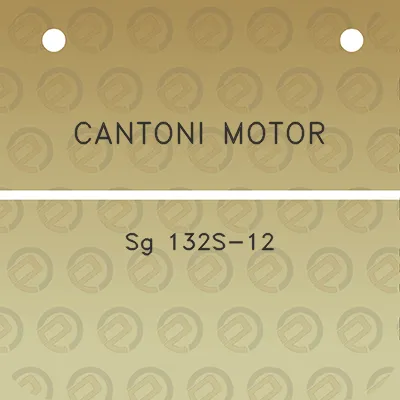 cantoni-motor-sg-132s-12