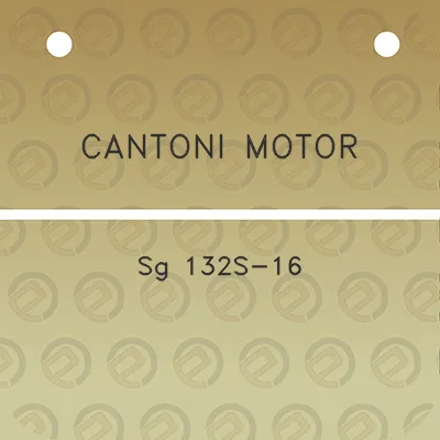 cantoni-motor-sg-132s-16