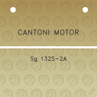 cantoni-motor-sg-132s-2a