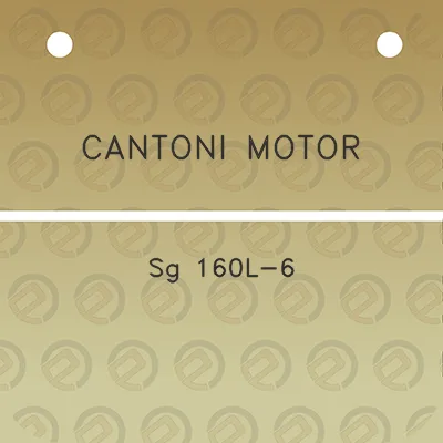 cantoni-motor-sg-160l-6