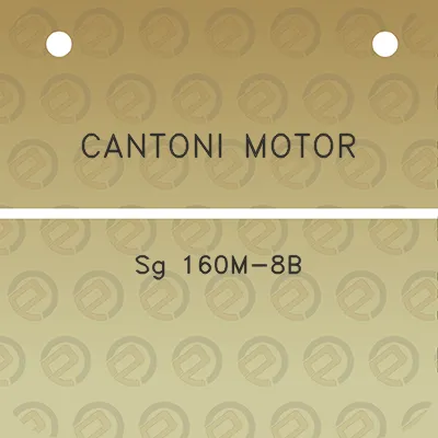 cantoni-motor-sg-160m-8b