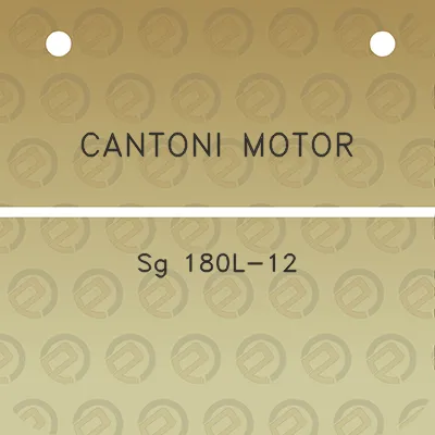 cantoni-motor-sg-180l-12