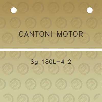 cantoni-motor-sg-180l-4-2