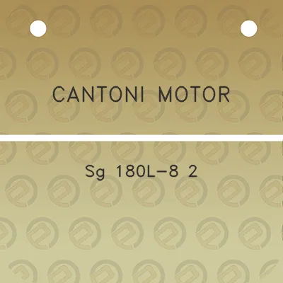 cantoni-motor-sg-180l-8-2