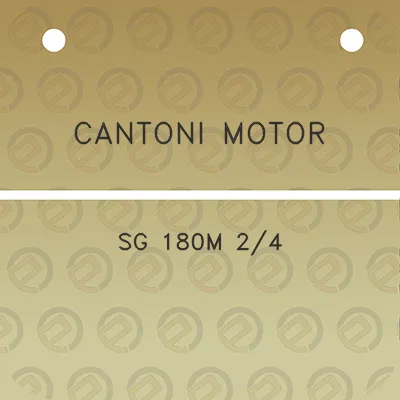 cantoni-motor-sg-180m-24