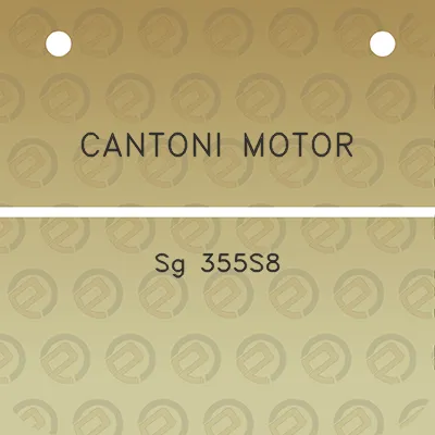 cantoni-motor-sg-355s8