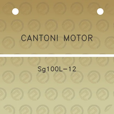 cantoni-motor-sg100l-12