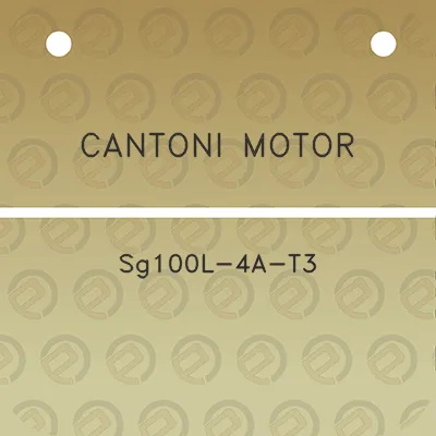 cantoni-motor-sg100l-4a-t3