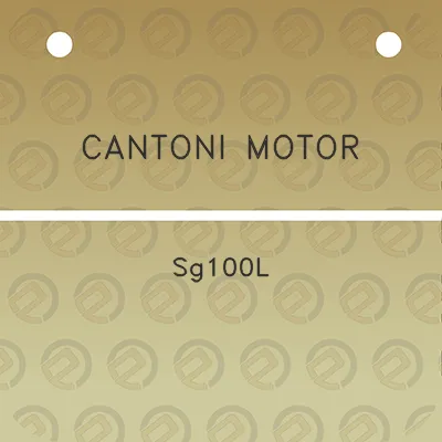 cantoni-motor-sg100l