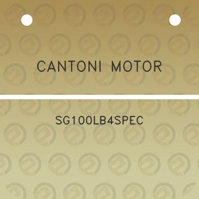 cantoni-motor-sg100lb4spec