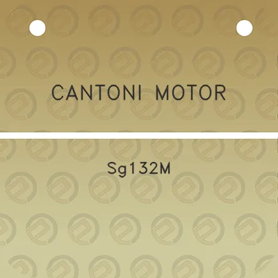 cantoni-motor-sg132m