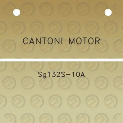 cantoni-motor-sg132s-10a