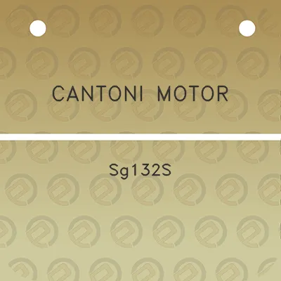 cantoni-motor-sg132s