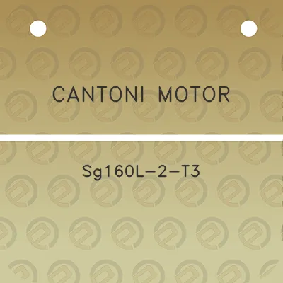 cantoni-motor-sg160l-2-t3