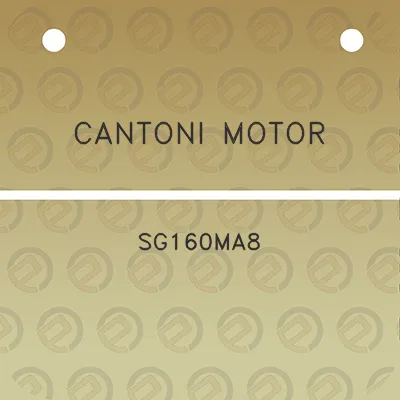 cantoni-motor-sg160ma8