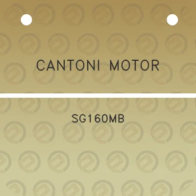 cantoni-motor-sg160mb