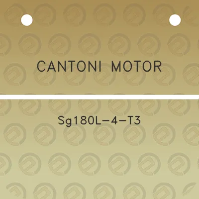 cantoni-motor-sg180l-4-t3