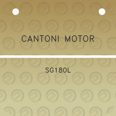 cantoni-motor-sg180l