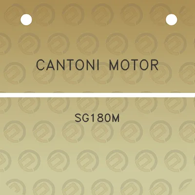 cantoni-motor-sg180m