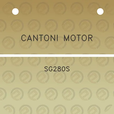 cantoni-motor-sg280s