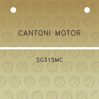 cantoni-motor-sg315mc