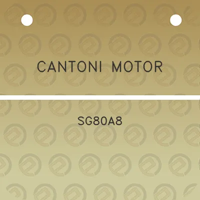 cantoni-motor-sg80a8