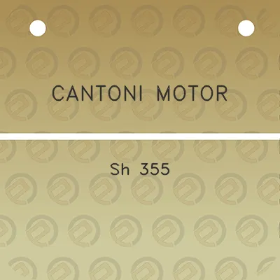 cantoni-motor-sh-355