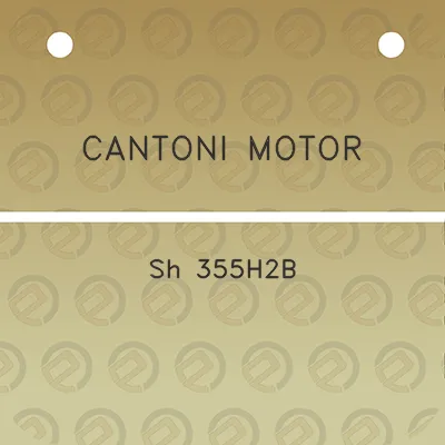 cantoni-motor-sh-355h2b