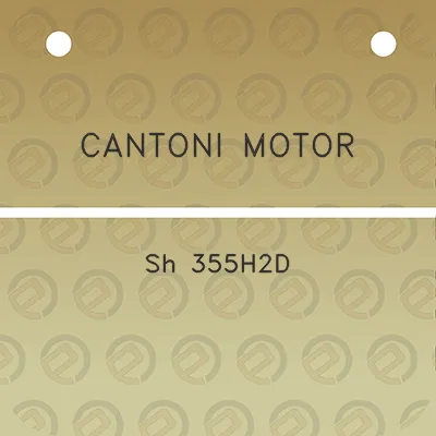 cantoni-motor-sh-355h2d