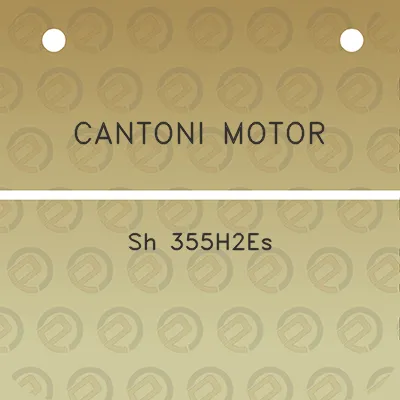 cantoni-motor-sh-355h2es