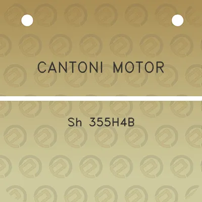 cantoni-motor-sh-355h4b