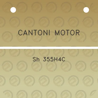 cantoni-motor-sh-355h4c