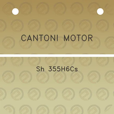 cantoni-motor-sh-355h6cs