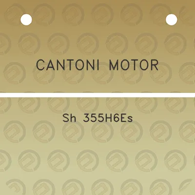 cantoni-motor-sh-355h6es