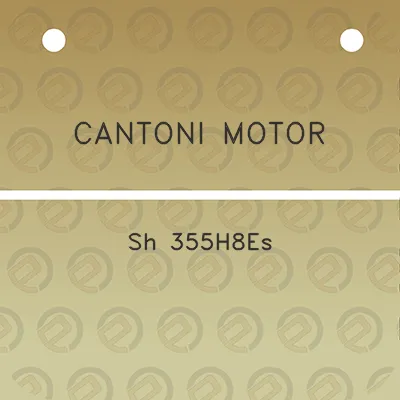 cantoni-motor-sh-355h8es