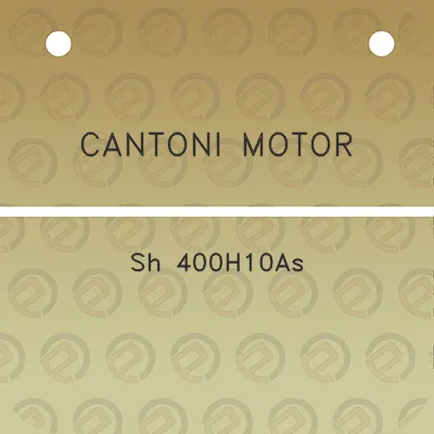 cantoni-motor-sh-400h10as