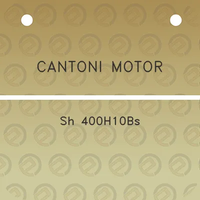 cantoni-motor-sh-400h10bs