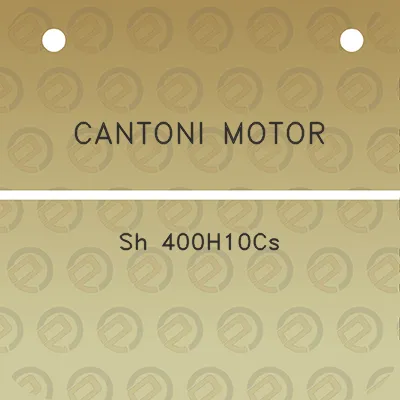 cantoni-motor-sh-400h10cs