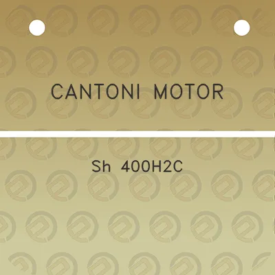 cantoni-motor-sh-400h2c