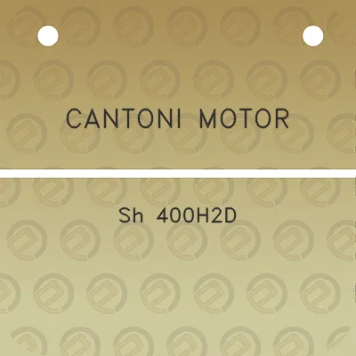 cantoni-motor-sh-400h2d