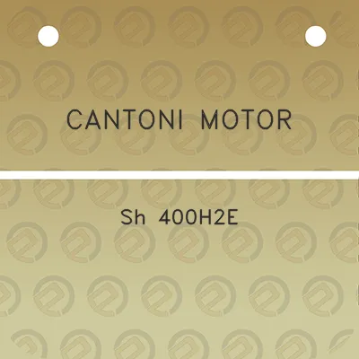 cantoni-motor-sh-400h2e