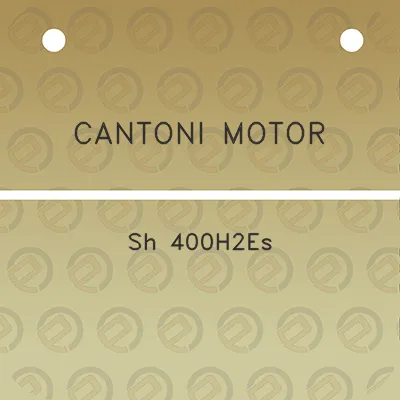 cantoni-motor-sh-400h2es