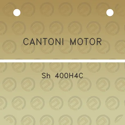 cantoni-motor-sh-400h4c